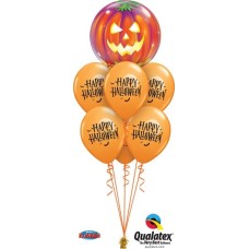 Bouquet 356 Jack O'Lantern Qualatex #18494 60152-6
